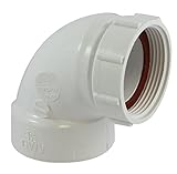 Canplas 212291AW 90 Degree Sink Strainer Adapter [並行輸入品]