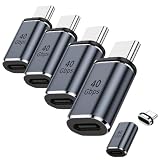 Anfurt USB4.0 Type C アダプター マグネット 2種類 ストレート L字 L型 オス メス 左右 90° PD 100W/5A 急速充電 40Gbps高速データ転送 8K@60Hz映像出力 タイプc type-c 90度 オス メス USB C コネクター スリム