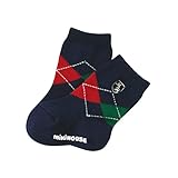 [ミキハウス] MIKIHOUSE アーガイル柄ソックス （11cm-21cm） 13-9601-950 紺 15-17cm
