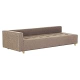 arne ベンチソファ ベンチ イス 背もたれ 肘掛け 片肘付き コーナーソファー Baggy DX-R 3×8 ファブリック ブラウン