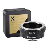 K&F CONCEPT マウントアダプター OM-FX OMマウント Xマウント 変換 レンズアダプター オリンパス対応 Olympus対応 OMレンズ-フジ Fujifilm対応 Xカメラボディ装着用 無限遠実現 メーカー直営店