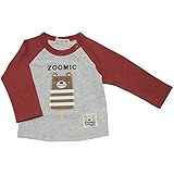 2018年 春物 ZOOMIC ズーミック 天竺 アイスキャンディーアップリケ 長袖Ｔシャツ レッド◇95cm