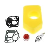 キャブダイアフラムガスケット2個 エアフィルター プライマーバルブ L7T スパークプラグ B＆S用 795083 698369 694394 共5個