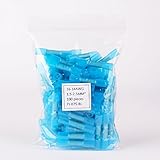 Iztor 100pcs Insulated Heat Shrink Butt Wire Electrical Crimp Terminal Connector 16-14AWG blue [並行輸入