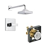 Delta Delta KSDAR-T14286-CH Arzo Shower Kit Pressure-Balance Single-Function Cartridge, Chrome Chrom