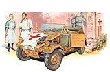 プラッツ ドラゴン 1/35 WW2 ドイツ キューベルワーゲン 野戦救急車タイプ プラモデル DR6336 (戦闘車両)