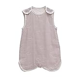 Juleyaing ノースリーブベスト ベビー服 ベビー夏服 ベビー用品 テンセル綿混紡 袖なし 通気性抜群