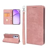 iCarez 用の OPPO A3 5G ケース 手帳型 オッポ a3 5g スマホケース レザー 力バ一 携帯ケース 耐衝撃 カード収納 マグネット式 スタンド機能 財布型 上質な手触り 傷付き防止 防塵 case 6.7インチ対応 (ピンク, 対応 OPPO A3 5G)