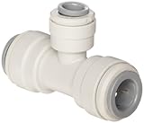 John Guest Acetal Copolymer Push-To-Connect Tube Fitting, Reducing Branch Tee, 1/2 x 3/8 x 1/2 Tube 