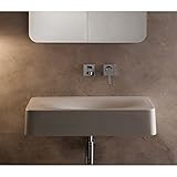 Scarabeo Scarabeo 6002-No Hole-637509871284 Fuji Collection Bathroom Sink, White [並行輸入品]