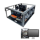積み重ね可能なオープン シャーシ ラック - コンピューター マザーボード ケース ラック、ブラケット冷却ファン スタンド |冷却ファンスタンドとオープンシャーシサポートブラケット、ほとんどのコンピュータのオーバークロック熱放散