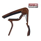 6-String Acoustic & Electric Guitar Capo- Single Handed Quick Change Capo (MA-12-A) [並行輸入品]