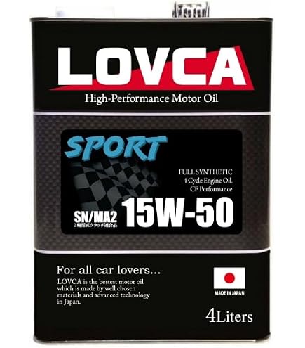Amazon | LOVCA RACING 10W-50 4L SN/MA2□2輪湿式クラッチ対応 