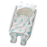 Happylifehere おくるみ 赤ちゃん 新生児 ベビー 0～12ヶ月 フリース 冬 9柄 出産祝い (M, I)