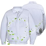 Serene freestyle 空調服 空調作業服 扇風作業服 USB給電 2ファン付き 長袖 ジャケット 空調服作業着 夏 秋用 熱中症
