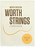 【Worth Strings】 CT-LG クリア フロロカーボン弦 セット (Low-G テナーウクレレ用)