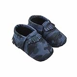 Zerowin Baby Toddler Warm Shoes Pu Leather Tassels Camouflage Prewalker Spring Summer Boots Soft Cri