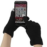 Fakeface ACCESSORY レディース フルサイズ ブラック Touch-Screen-Gloves-009
