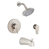 Hansgrohe 04465820 Focus S Shower System Combo, Brushed Nickel [並行輸入品]