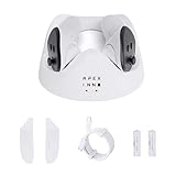 APEXINNO コンパクト充電ドック Compatible with Meta Quest 3/3S / コントローラー充電ステーションスタンド - Oculus Quest 3/3S VR アクセサリー、コントローラー充電ホルダー（900mAh 充電式バッテリー2個付き）