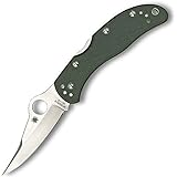 Spyderco Worker Sprint g-10プレーンエッジ、グリーン