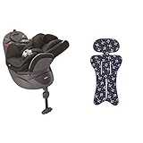 【セット買い】 アップリカ チャイルドシート フラディア ノーブルブラック + さらっとマット マリンアンカーNV 純正リバーシブルタイプ