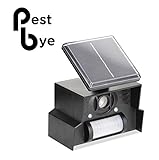 ペストバイ(PestBye) 超音波とストロボで猫・小動物 撃退　ソーラーパネル付きキャットスケアラー - PB0038
