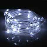 TOMSHINE 均一発光！美しい見栄え！イルミネーション ロープライト チューブライト 防水 ソーラー 光センサー付き　50球 5M