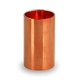 Everflow CCCP0516 5/16" Outer Pipe Diameter Straight Copper Coupling With Sweat Sockets And With Dim
