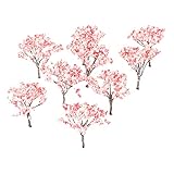 A-CRAFT 10本セット 桜 模型 ジオラマ 樹木 鉄道 4cm 5cm