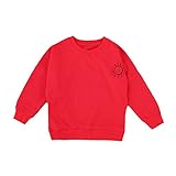 Tovadoo 子供服 ベビー服 女の子 パーカー 長袖 秋冬 プリント 太陽柄 可愛い ファッション パーティー 旅行 保育園