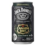 [ ジャックダニエル ＆ カナダドライ ジンジャーハイボール〔 ウイスキー 350ml×24本〕 缶 5%]