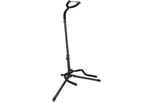 Amazon Basics Guitar Stand, Neck Support - For Home, Music Stores, Recording Studios, Display & Storage, Black
