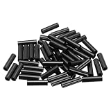 PATIKIL 50個M4 A B SスペーサーM4 x 7mm OD x 25mm Lプラスチックラウンドスペーサーワッシャー黒スタンドオフナットノンスレッドボルト用