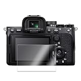 SONY α7 IV/VLOGCAM ZV-E1/α6700/α7CR/α7C II ガラスフィルム 硬度9H フィルム 液晶保護フィルム 強化ガラス キズ防止 耐衝撃 飛散防止 極薄タイプ 高感度タッチ 気泡ゼロ 自動吸着 貼り付け簡単 (SONY α7IV/ZV-E1/α6700/α7CR/α7CII)