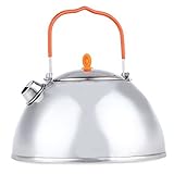 Portable Camping Kettle Tea Coffee Pot Stainless Steel 800ML Water Kettle Teapot for Outdoor Camping