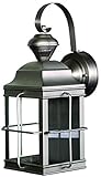 Heath Zenith HZ-4144-NB Motion-Sensing 4-Sided New-England-Style Lantern, Nickel Bronze [並行輸入品]