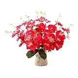 美しいリビングルーム装飾花盆栽人工Flowers Bouquets [バタフライOrchid ] # 09