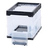 D2オリジナル　横から出せる折りたたみハードコンテナ　20L