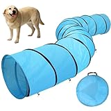 Hhpqlyy 子供用トンネルテント 犬 超長超大きいペットトンネル 折りたたみ式 ペットトンネル 室内 室外 犬遊び アジリティ 犬 アジリティ トンネル ドッグ プレイトンネル 犬用アジリティ 室内遊具 犬用 おもちゃ 犬アジリティー用具 犬遊具 管道玩具 犬と遊ぶレッスン 犬の敏捷性トレーニング 隧道玩具 機器狗 ペット玩具 子供用 大中小型犬 猫 小動物 ペット用品,60*60*180c