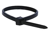 Monoprice 105755 4-Inch 18LBS Cable Tie, 100-Piece/Pack, Black [並行輸入品]
