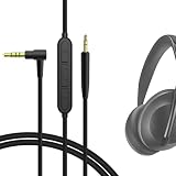 Geekria ケーブル 互換性 オーディオコード ボーズ Bose 700, QuietComfort Ultra II, NC700, 700 ANC ヘッドホンケーブル、2.5mm に適合する インラインマイクと音量コントロール 1.2m