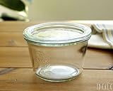 ウェック(WECK) モールドシェイプ WE741 ガラスキャニスター 300ml 直径Lサイズ 【並行輸入品】