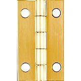 Stanley Solid Brassミニチュア狭いヒンジ、長1 – 1 / 2 " x 7 / 8 " Open ( 2 )