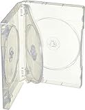 オーバルマルチメディア DVDケース 27mm厚Mロック3枚収納ブラック 1個 プッシュ式 CDやブルーレイケースとしても適します ばら売り