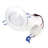 円形の天井埋め込み3W LEDダウンライトスポットライトホワイトランプ