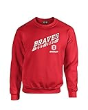 NCAA Slant 50 / 50 Blended 8オンスクルーネックスウェットシャツ S レッド