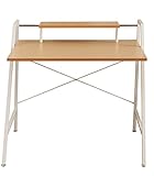 ルームワークス(ROOMWORKS)可動モニターラック&ブックシェルフ付きパソコンデスク(PCデスク)CP-18NR(ナチュラル) CP-18NR
