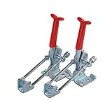 IMAGINE 2個 GH-431トグルクランプ 引っ掛け型 701lbs/318kg保持能力 431 押し引きアクションハンド工具 U型調節可能のねじが付き　