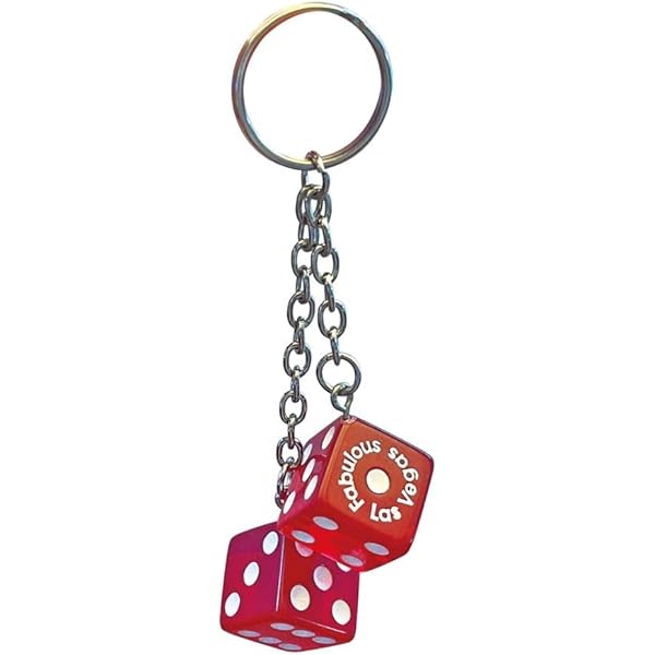 Amazon.co.jp: TWIN DICE KEYRING ツイン ダイス キーリング Las